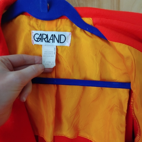 1970s vtg cotton blazer - Picture 6 of 6